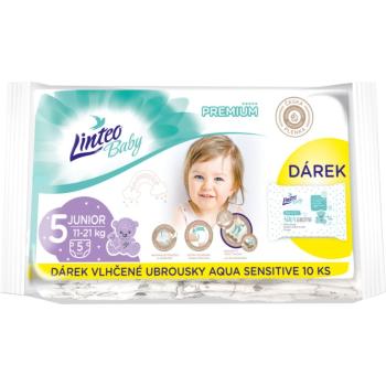 Linteo Baby Premium Junior jednorazové plienky 11-21 kg 5 kg