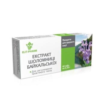 Šišiak bajkalský extrakt - 80 tabliet - Elit Pharm