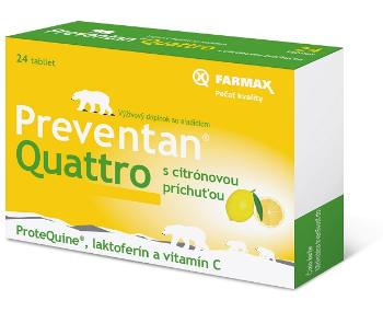 Preventan FARMAX Quattro citrón 24 tabliet