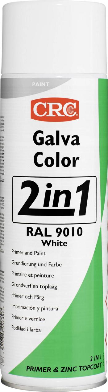 CRC 20587-AA GALVACOLOR antikorózny lak s dvojitým efektom čisto biela RAL 9010  500 ml