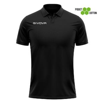 POLO COTONE PIQUET SUMMER NERO Tg. 2XL