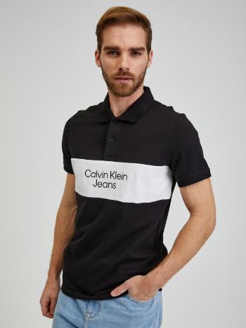 Calvin Klein Jeans Polo tričko Čierna