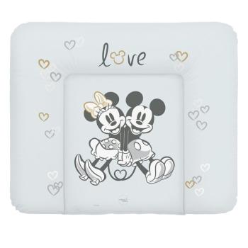 CEBA Podložka prebaľovacia mäkká na komodu (85x72) Disney Minnie & Mickey Grey