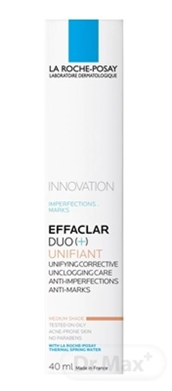 LA ROCHE-POSAY Effaclar DUO (+) Tónovaný korekčný zjednocujúci krém odtieň medium 40 ml