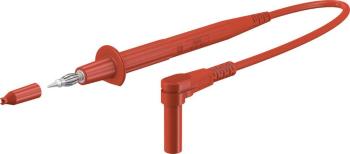 Stäubli XPF-484 bezpečnostné meracie káble [4mm bezpečnostné zástrčka - 4mm bezpečnostné zástrčka] 1.00 m červená 1 ks