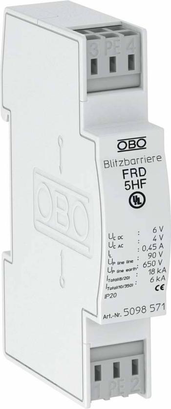 OBO Bettermann 5098571 FRD 5 HF zariadenie s prepäťovou ochranou   20 kA  1 ks