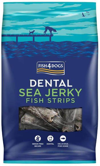 FISH4DOGS Dentálne pamlsky pre psy morská ryba - prúžky 500g