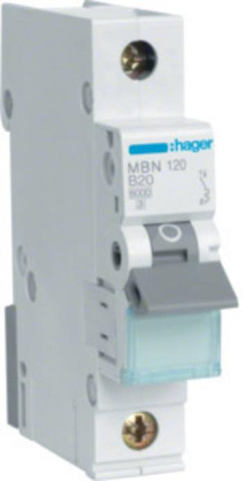 Hager MBN120  elektrický istič    1-pólový 20 A