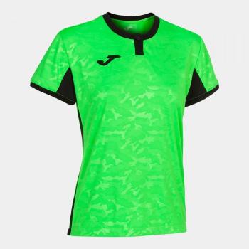 TOLETUM II T-SHIRT FLUOR GREEN-BLACK S/S L