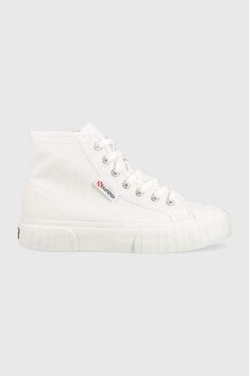 Tenisky Superga dámske, biela farba, S112I9W