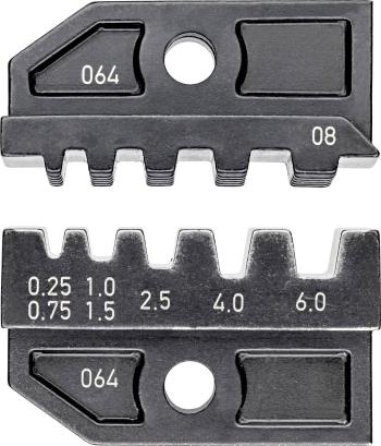 Knipex  97 49 08 krimpovacie nástavec dutiny na káble  0.25 do 6 mm²   Vhodné pre značku Knipex 97 43 200, 97 43 E, 97 4