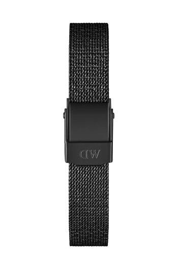 Hodinky Daniel Wellington Quadro Petite Pressed Ashfield Black dámske, čierna farba