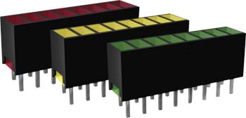 Signal Construct ZAQS 0807 LED séria 8-krát červená  (d x š x v) 20 x 7 x 4 mm