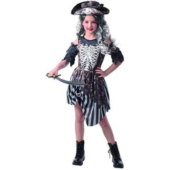 Šaty na karneval -  zombie pirátka, 110 - 120 cm (8590756092678)