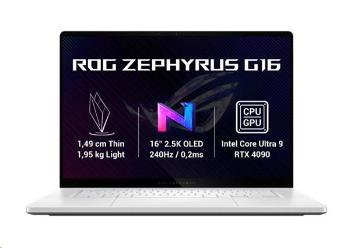 ASUS ROG ZEPHYRUS G16 GU605MY-NEBULA033W, Ultra 9  - 185H, 16.0˝ 2560x1600 WQXGA, RTX 4090/16GB, 32GB, SSD 2TB, W11Home