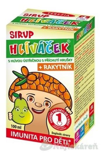 Terezia Company Hliviačik sirup s hlivou ustricovou a rakytníkom hruška 100 ml