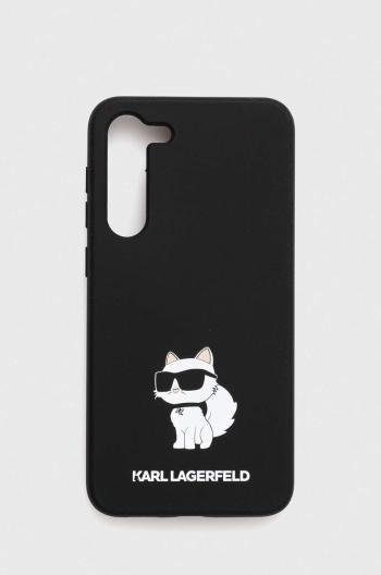 Puzdro na mobil Karl Lagerfeld S23 + S916 čierna farba