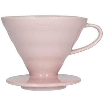 Hario Dripper V60-02, keramický, ružový