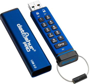iStorage datAshur® PRO USB flash disk 32 GB modrá IS-FL-DA3-256-32 USB 3.2 Gen 1 (USB 3.0)