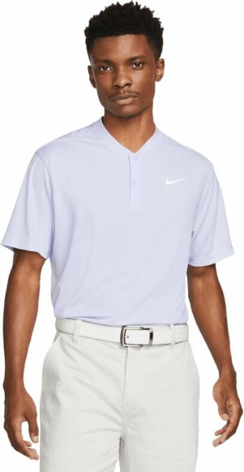 Nike Dri-Fit Victory Blade Mens Polo Shirt Oxygen Purple/White 2XL