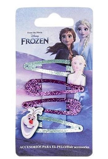 Cérda Sponky do vlasov Frozen - Elsa a Olaf mix 4 ks