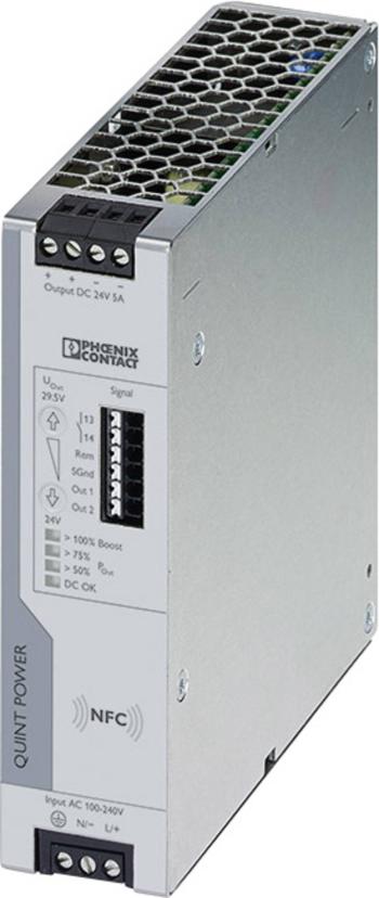 Phoenix Contact QUINT4-PS/1AC/24DC/5 sieťový zdroj na montážnu lištu (DIN lištu)  24 V/DC 5 A  1 x
