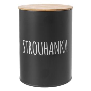 ORION Dóza Strúhanka plech / bambus Black 1 kus