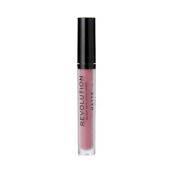 Makeup Revolution  Matte Lip Gloss  Lesky na pery Ružová