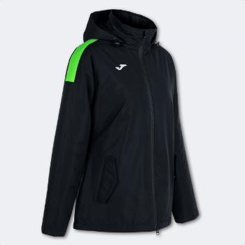 TRIVOR ANORAK BLACK FLUOR GREEN L