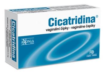 Cicatridina vaginálne čapíky, 10 x 2 g