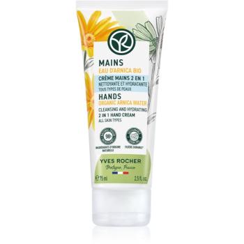 Yves Rocher Mains hydratačný krém na ruky s antibakteriálnou prísadou Organic Arnica Water 75 ml