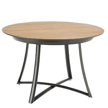 Sconto Jedálenský stôl WILL prírodná/čierna