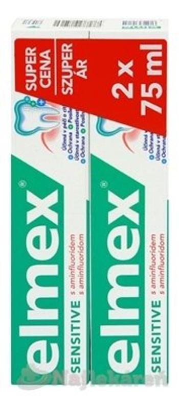Elmex Sensitive duopack zubná pasta 2 x 75 ml