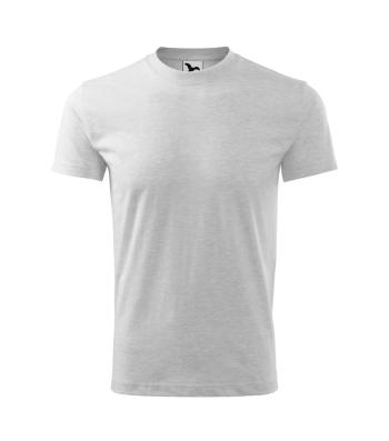 MALFINI Detské tričko Basic - Svetlošedý melír | 110 cm (4 roky)