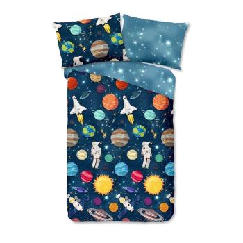Detské flanelové obliečky Good Morning Spaceworld, 140 x 200 cm