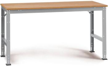 Manuflex AU4135.9006 UNIVERSAL štandardný pracovný základný stôl s multiplexovou doskou, ŠxHxV = 2000 x 1200 x 760-870 m