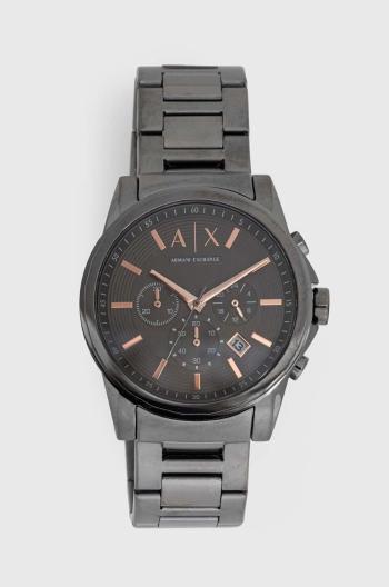 Hodinky Armani Exchange pánsky, šedá farba