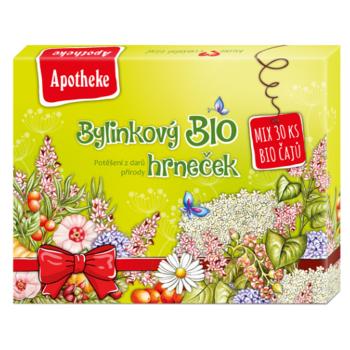 APOTHEKE Darčeková kolekcia čajov Bylinkový hrnček BIO 30 nálevových sáčkov