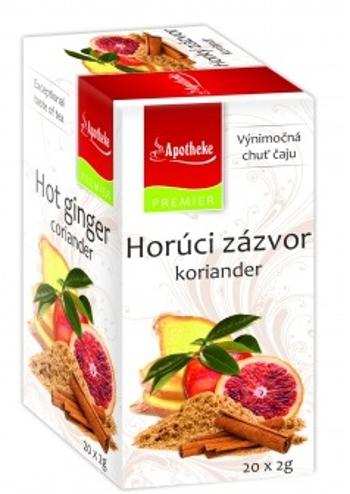 Apotheke Premium Selection Čaj horúci zázvor koriander 20 x 2 g