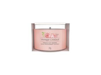 Yankee Candle Votívna sviečka v skle Fresh Cut Rose s 37 g