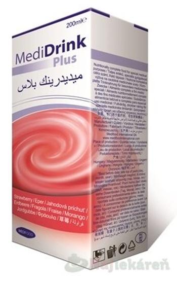 MediDrink Plus jahodová príchuť 30x200 ml