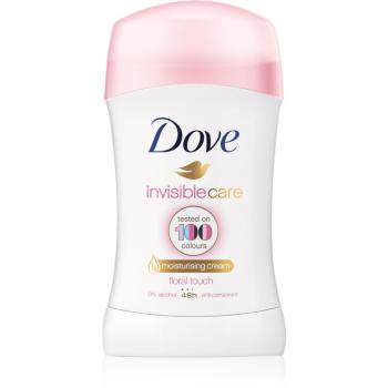 Dove Invisible Care Floral Touch tuhý antiperspirant proti bielym škvrnám bez alkoholu 40 ml