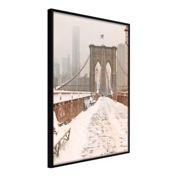 Plagát v ráme Artgeist Winter in New York, 30 x 45 cm