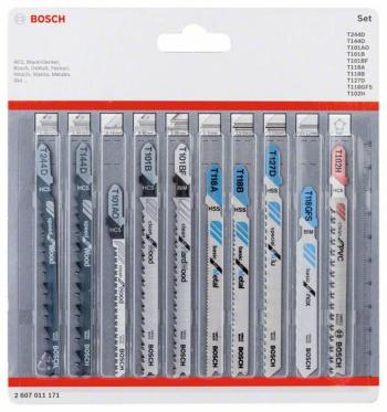 Bosch Accessories 2607011171 Sada listov priamočiarej píly All in One, 10 kusov 10 ks