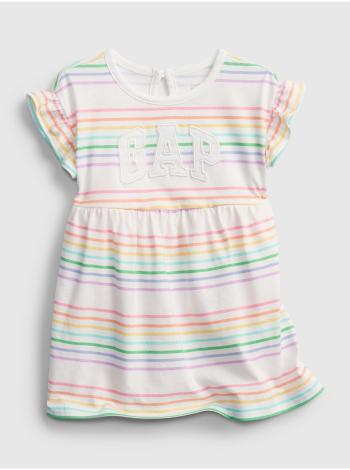 Baby šaty GAP Logo dress Farebná