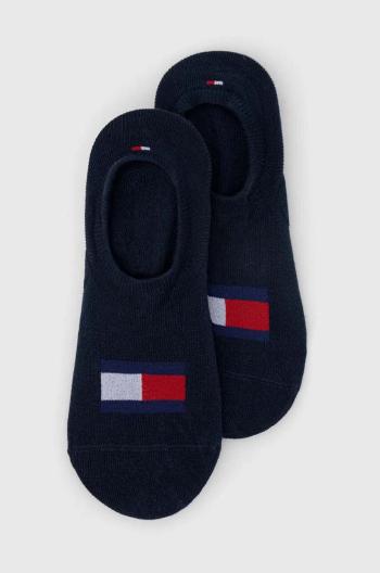 Ponožky Tommy Hilfiger 2-pak pánske, tmavomodrá farba