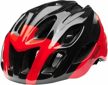 Briko Teke Shiny Black/Red M Prilba na bicykel