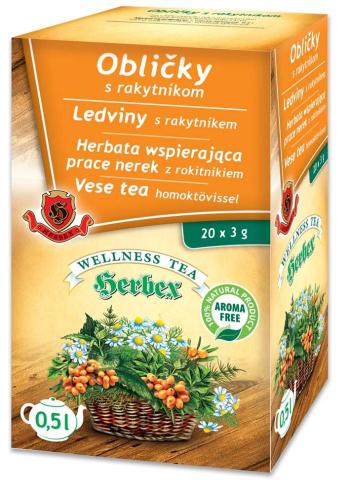 Herbex Obličky s rakytníkom bylinná zmes 20 x 3 g