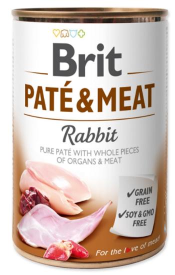Brit Paté & Meat Rabbit 400g konzerva