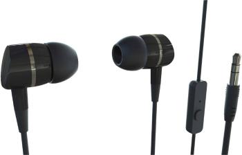 Vivanco SMARTSOUND BLACK  Hi-Fi štupľové slúchadlá do uší  čierna